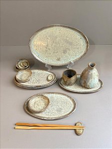 Jogo de Sushi Oval 4 Pessoas