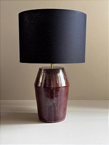 Abajur Barril com Cúpula Lisa