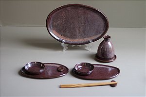 Jogo de Sushi 2P Oval