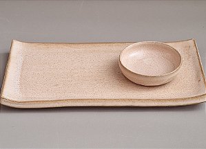 Petisqueira Retangular Borda Lisa G