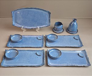 Jogo de Sushi Borda Rasgada 4 P