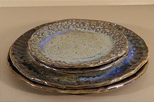 Jogo de Pratos Borda Grãos - 2 P