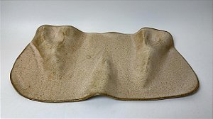 Tábua Orgânica Ondas 45cm - Palha