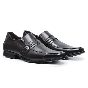 Sapato Masculino de Couro Legítimo Comfort Shoes - 705 Café