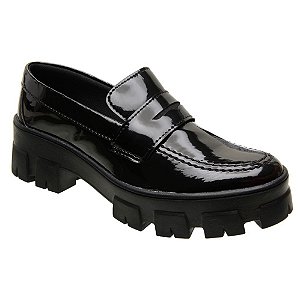 Mocassim Feminino Tratorado Comfort - 10023VP Preto