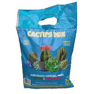Cactu's Mix 2kg Substrato para Cactos e Suculentas