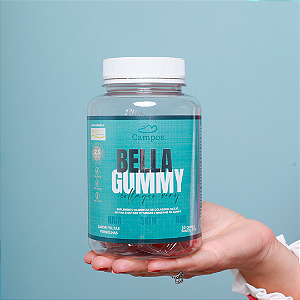 Bella Gummy Cabelo, Pele e Unha 30 gomas - com Ácido Hialurônico + 2,5g de Verisol® por goma + Biotina + Minerais + Vitaminas