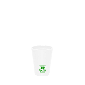 Copo Ecológico Green Cups 70ml Branco