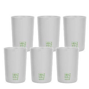 Kit 6 Copo Sustentável 200ml - Green Cups® Eco Cana de Açúcar