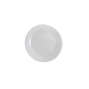 Prato Ecológico Verde 18cm Liso Branco - Green Cups®