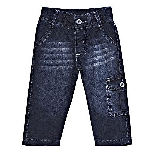 Calça PopStar c/ Punho Jeans