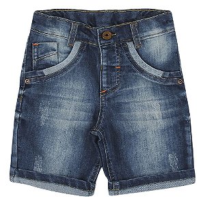 Shorts Look Jeans det. Avesso Jeans