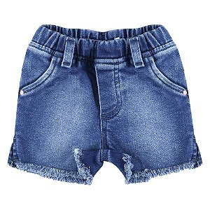 Shorts Look Jeans Moletom Jeans