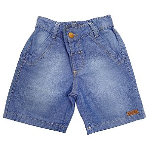 Shorts Bebê Popstar Basic Jeans