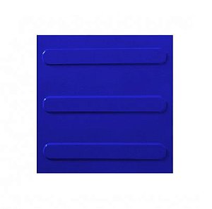 PISO TATIL PVC DIRECIONAL AZUL 25X25