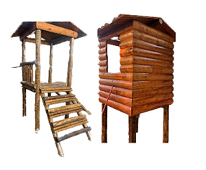 PLAYGROUND INFANTIL MADEIRA EUCALIPTO CASA DO TARZAN - ESTEVES