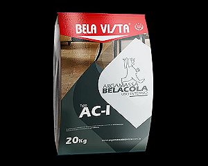 ARGAMASSA INTERNA E EXTERNA AC-I CINZA 20KG - BELA VISTA