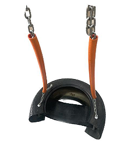 CADEIRA DE BALANCO DE PNEU ECOLOGICA COMPLETA