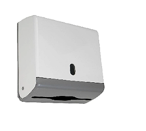 DISPENSER CLASSICO ABS JUNIOR BRANCO PARA PAPEL INTERFOLHAS 285X255X120 MM - JSN