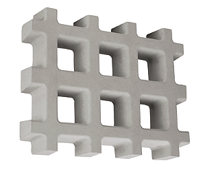 PISOGRAMA DE CONCRETO 33X43X07CM ( 7PÇ/M²)