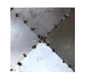 FORMA DE FERRO CHAPEU DE COLUNA 45X45X8,5CM