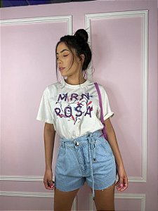 Shorts Amarração Cintura Morena Rosa