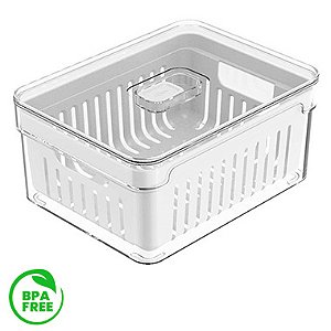 Organizador de gabinetes de cocina Ou potes para alimento,kit potes,potes  empilhaveis,organizador,kit organizadores,pote retangular, natural