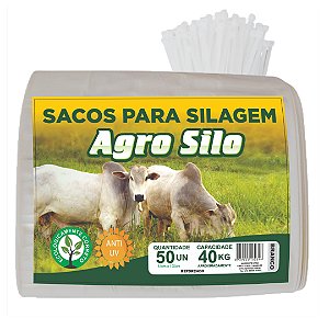 Sacos De Silagem Br 51x100 C/lacres Agro Silo - 500 Unid