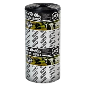 Lona Plástica Preta E Branca Agro Reforçada 8x50 60kg 200 Micras
