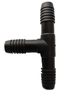 Te Triplo Para Mangueiras De 3/4 Pol Pct C/ 25 Unid Preto