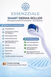 Smart Derma Roller HK 540 Agulhas - 3,00 mm - Smart GR *VALIDADE 05/2026*