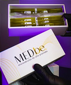 Microcânula de alta precisão 21G X 70MM - MedBe CAIXA COM 20 UNIDADES