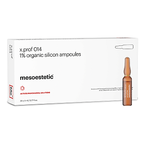 x.prof 014 Silício Orgânico a 1% - caixa com 20 ampolas de 05ml