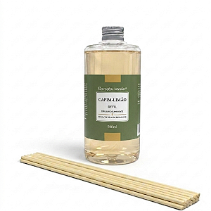 Refil Difusor Floresta Verde 500 ml - Capim Limão