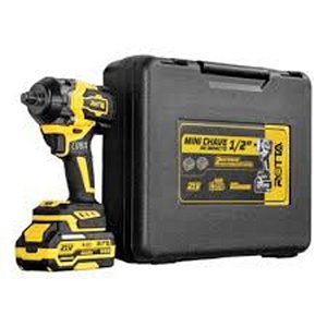 CHAVE IMPACTO 1/2 A BATERIA 550NM 21V/4AH LI-ON-2 BATERIAS BRUSHLESS ROTTA