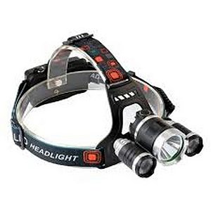 LANTERNA PARA CABECA TRIPLO LED RECARREGAVEL MOD6230 CAZARINI