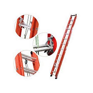 ESCADA FIBRA EXTENSIVA 20 DEGRAUS PRO ROBUSTA 3,30 / 5,40M BOTAFOGO