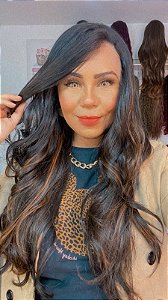 LACE FRONT NICOLE CASTANHO COM MECHAS