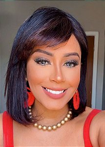 WIG HUMANA JANETE COM MECHAS