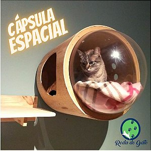 CÁPSULA ESPACIAL - casinha para gatos