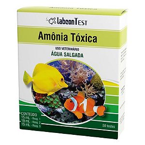 Teste Amônia Tóxica AGUA SALGADA Labcon