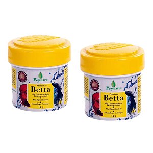 Ração POYTARA Betta Premium 14g | KIT c/ 2 potes