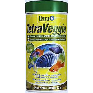 Tetra Veggie 52g | Ração para Peixes Herbivoros e Suplementação