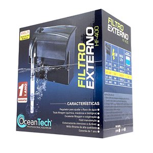 FIltro OCEAN TECH HF0400 450L/h - 110v | Para aquários de até 90 Litros