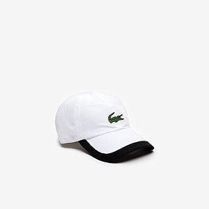 Boné Lacoste Masculino Aba Curva - Branco RK5398