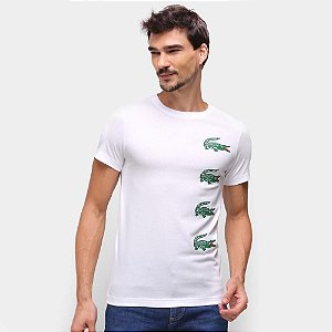 Camiseta Lacoste Branca - TH9748