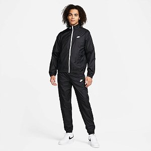 Agasalho Nike  Masculino Sportswear Club Woven- Preto DR3337