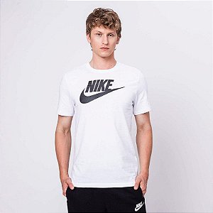 Camiseta Nike Masculina Sportswear Logo  Branca - DX1985
