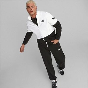Jaqueta puma best sale preta e branca