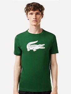 Camiseta Lacoste Masculina Sport Verde - TH5040